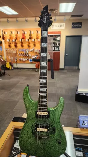 JACKSON SLS3 SOLOIST GREEN SWIRL
